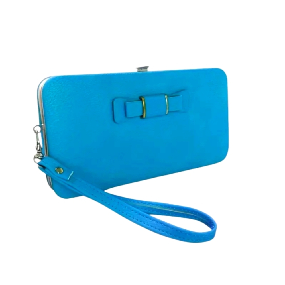 Light Blue Clutch/Wristlet